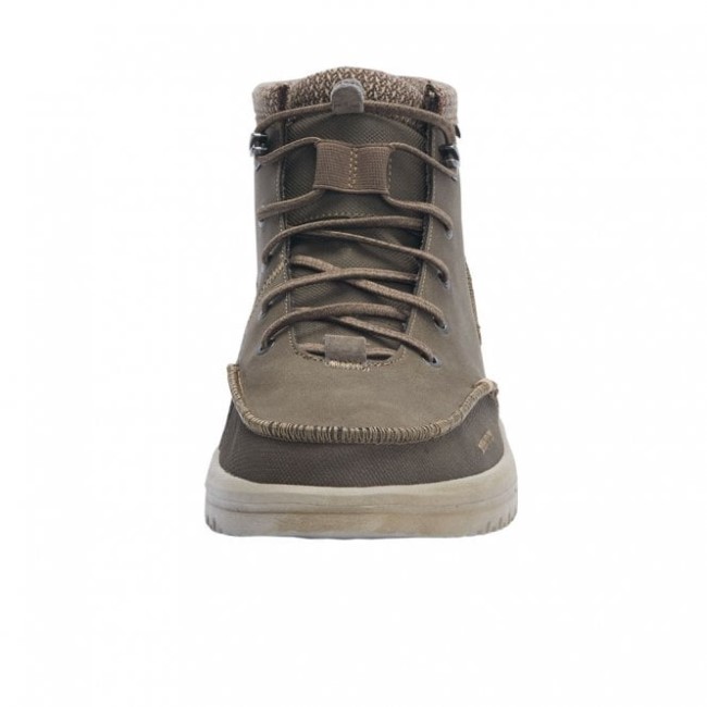 ヘイデュード ブラッドリー リサイクル レザー チョコレート