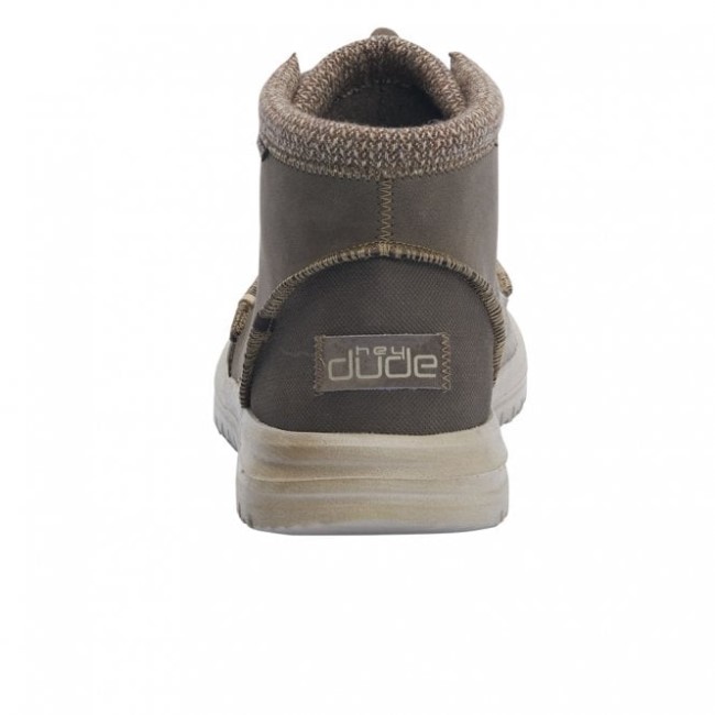 ヘイデュード ブラッドリー リサイクル レザー チョコレート