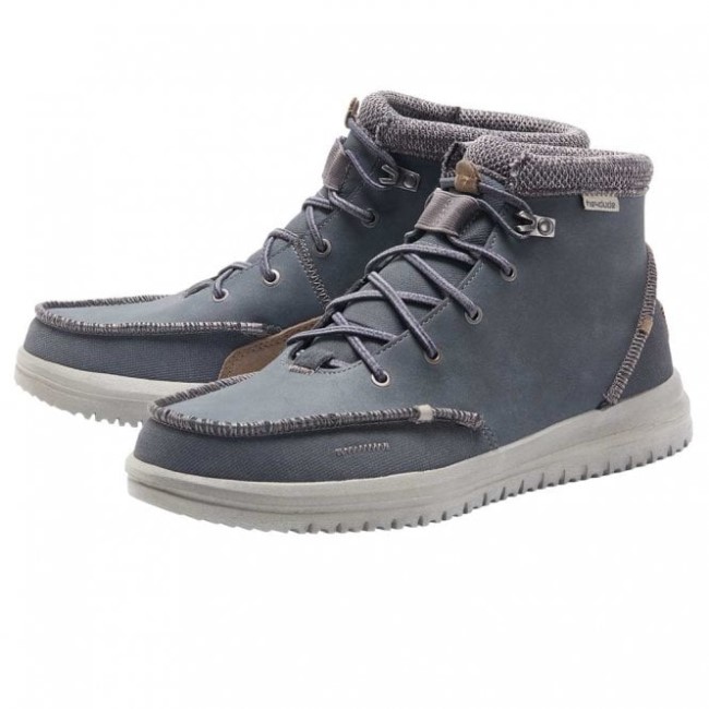 ヘイデュード ブラッドリー リサイクルレザー ディープブルー