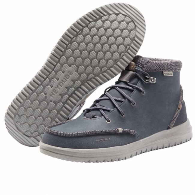 ヘイデュード ブラッドリー リサイクルレザー ディープブルー