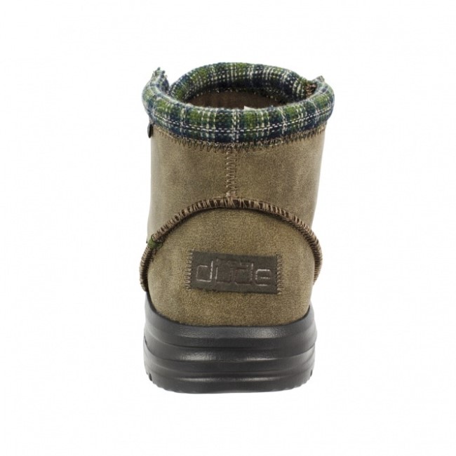 ヘイデュード ブラッドリー リサイクル レザー マホガニー