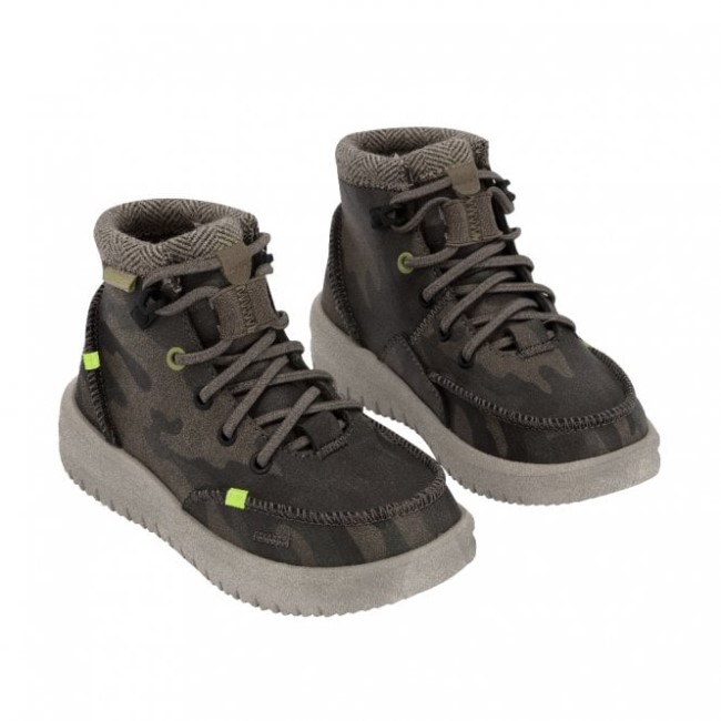 ヘイデュード ブラッドリー ユース リサイクル レザー ウッドランド カモ