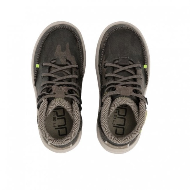 ヘイデュード ブラッドリー ユース リサイクル レザー ウッドランド カモ