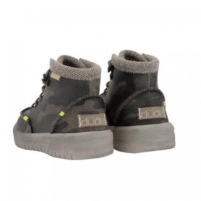 ヘイデュード ブラッドリー ユース リサイクル レザー ウッドランド カモ