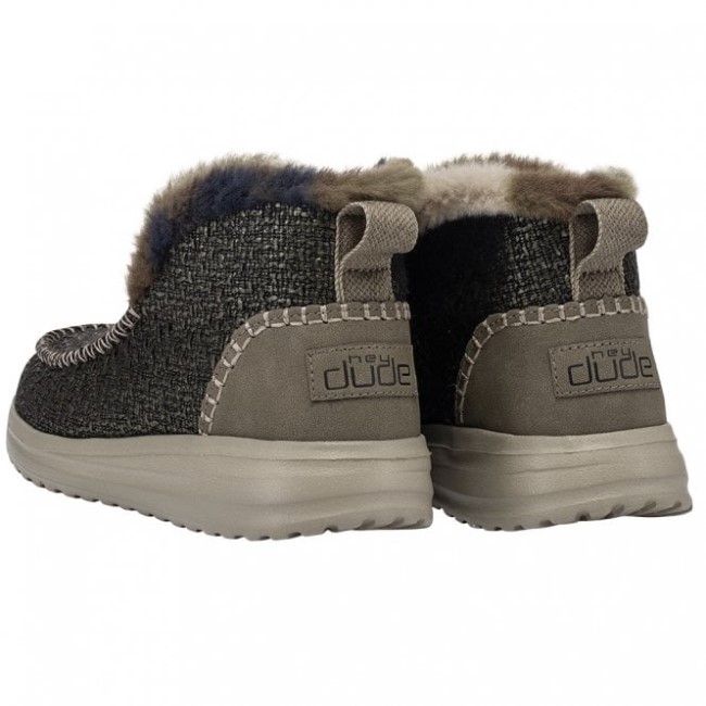 ヘイデュード デニー ウールブレンド グレーズドグリーン