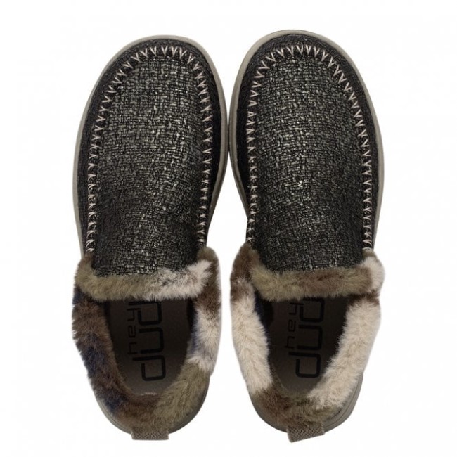 ヘイデュード デニー ウールブレンド グレーズドグリーン