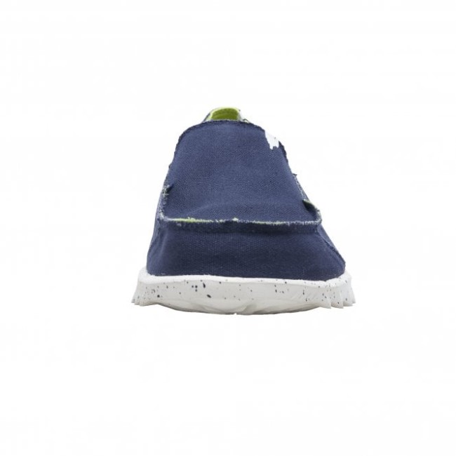 Heydude Farty ファンク レディース ネイビー ライム