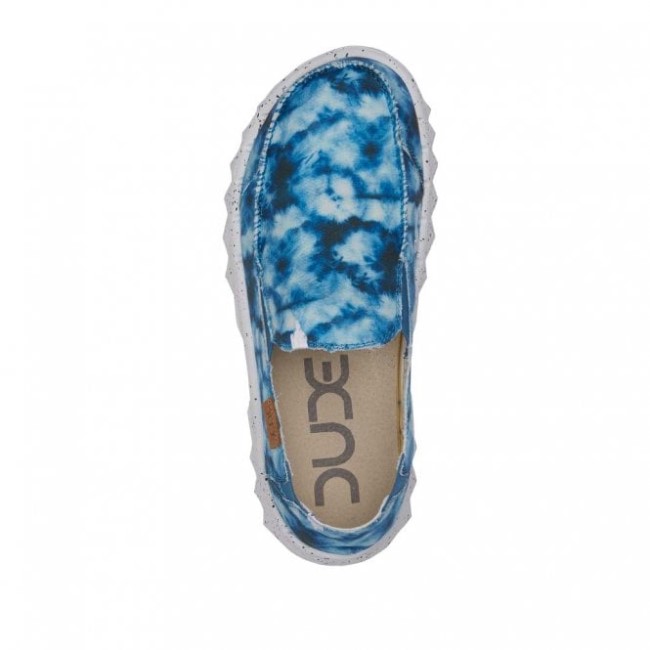 Heydude Farty プリント キャンバス タイダイ ブルー