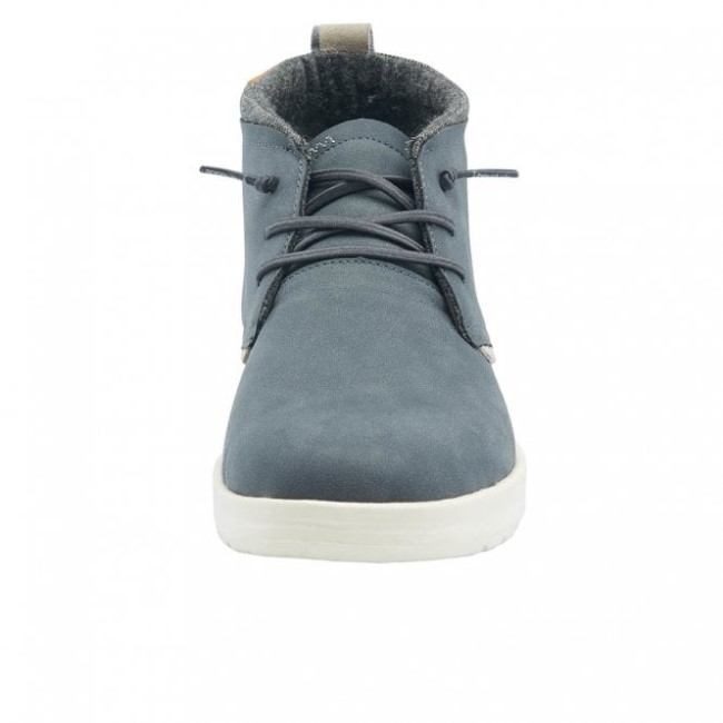 ヘイデュード ジャック リサイクルレザー ネイビー