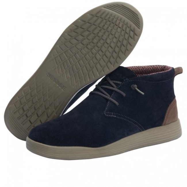 Heydude Jo スエード オーシャン ブルー