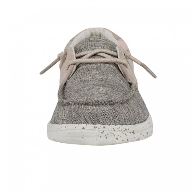 Heydude ライラ ユリ シャンブレー ローズ