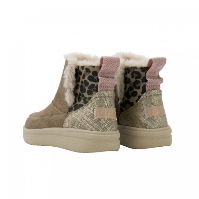 Heydude メルユース ウールブレンド チェスナット