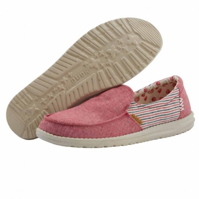 Heydude ミスティ バルバドス キャンバス レッド