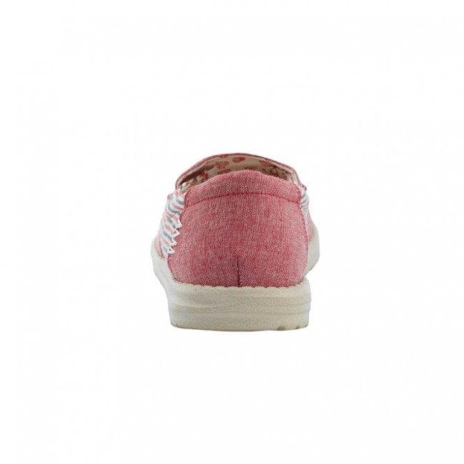 Heydude ミスティ バルバドス キャンバス レッド