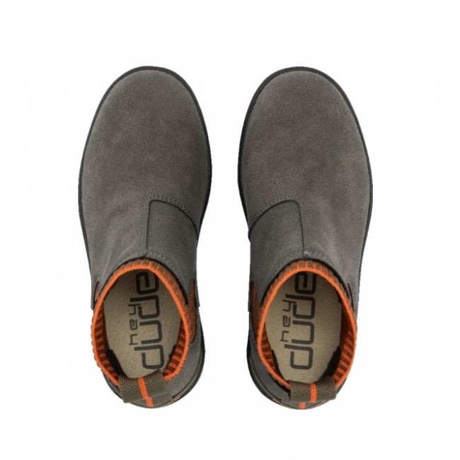 ヘイデュード スコット ユース リサイクル レザー チョコレート