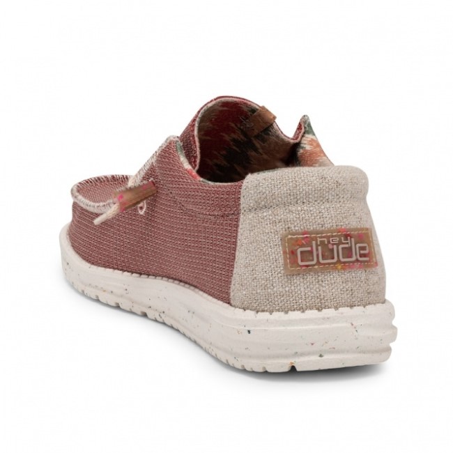 ヘイデュード ウォーリー エコ ソックス レッドウッド