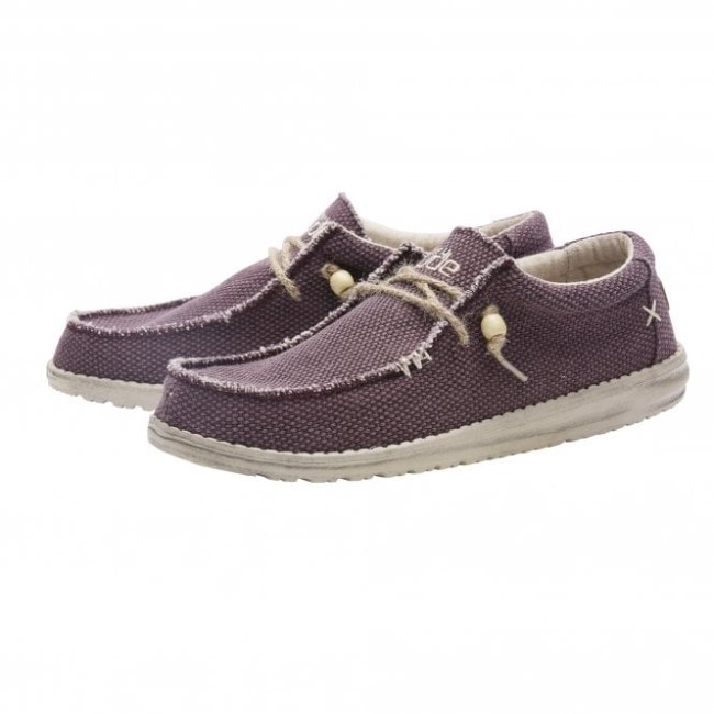 ヘイデュード ウォーリー ナチュラル バーガンディ