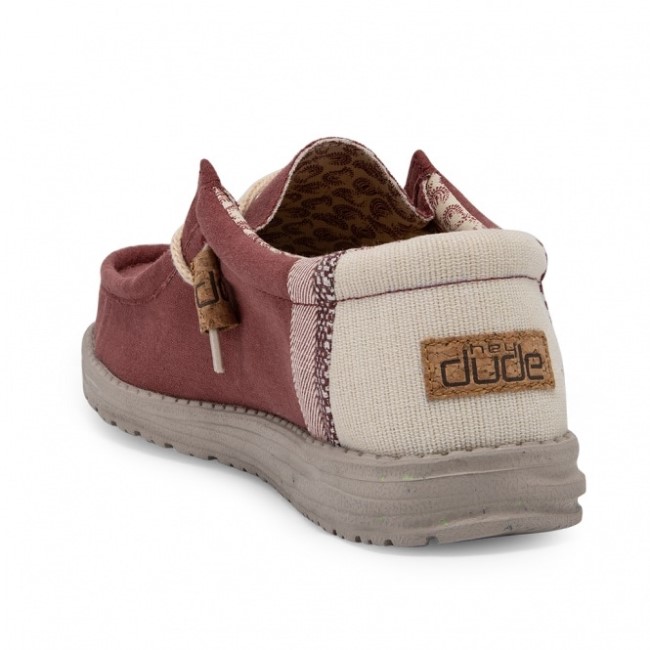 ヘイデュード ウォーリー ナチュラル リネン レンガ