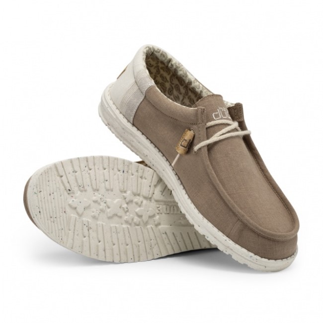 ヘイデュード ウォーリー ナチュラル リネン クレイ