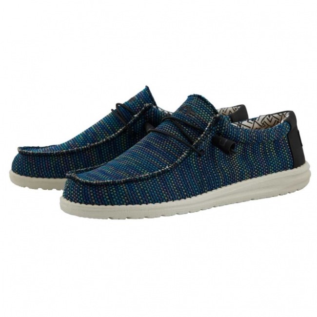 Heydude ウォーリー ソックス ブルー グリーン