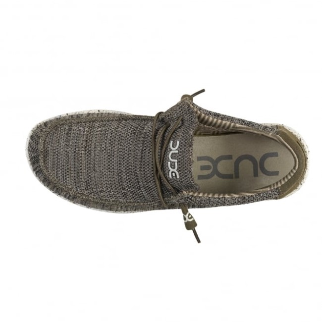 Heydude ウォーリー ソックス ブラウン