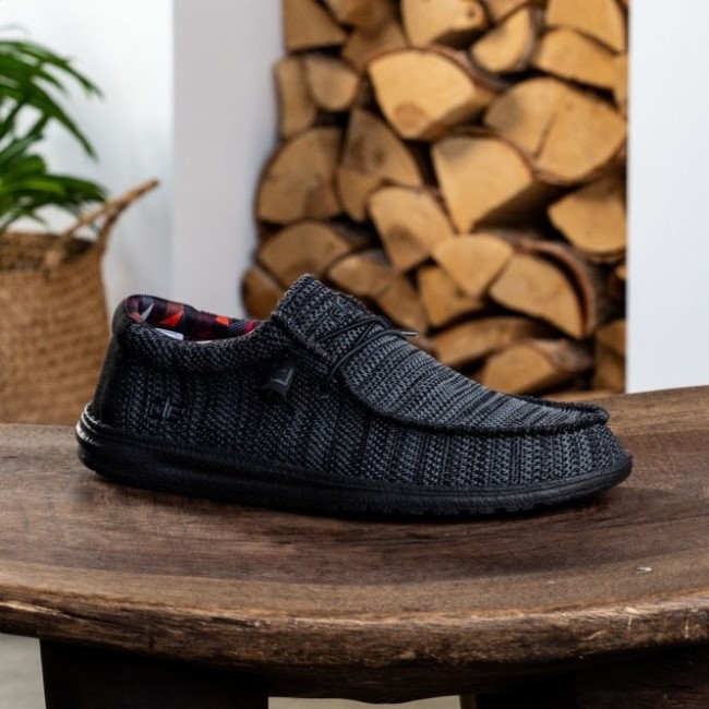 Heydude ウォーリー ソックス ジェット ブラック