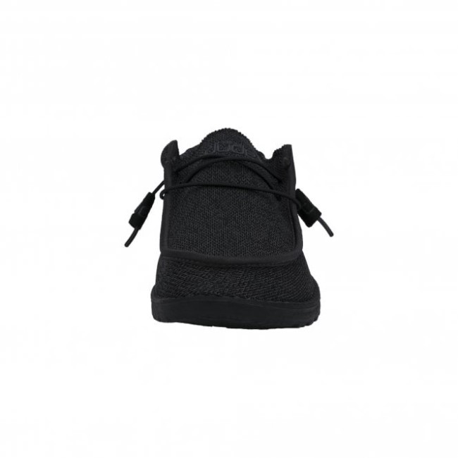 Heydude ウォーリー ソックス マイクロ トータル ブラック