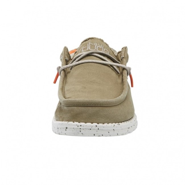 ヘイデュード ウォーリー ウォッシュド キャンバス カラマタ