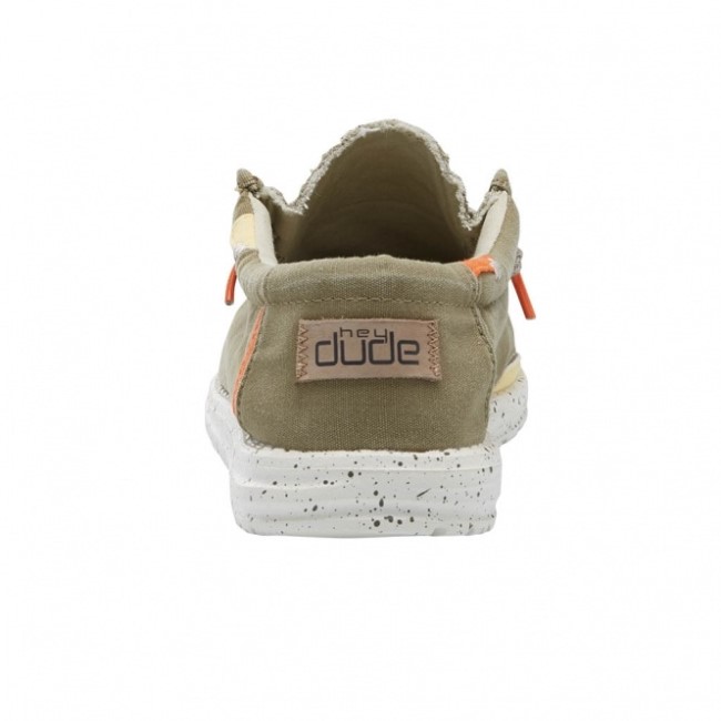 ヘイデュード ウォーリー ウォッシュド キャンバス カラマタ