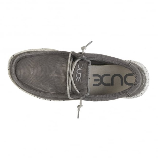 ヘイデュード ウォリー ウォッシュド キャンバス ダークグレー