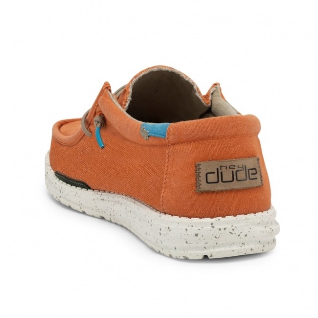 ヘイデュード ウォリー ウォッシュド キャンバス タンジェリン