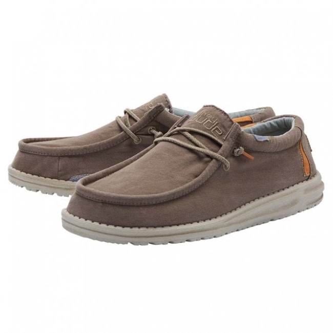 ヘイデュード ウォリー ウォッシュド キャンバス ウォールナット