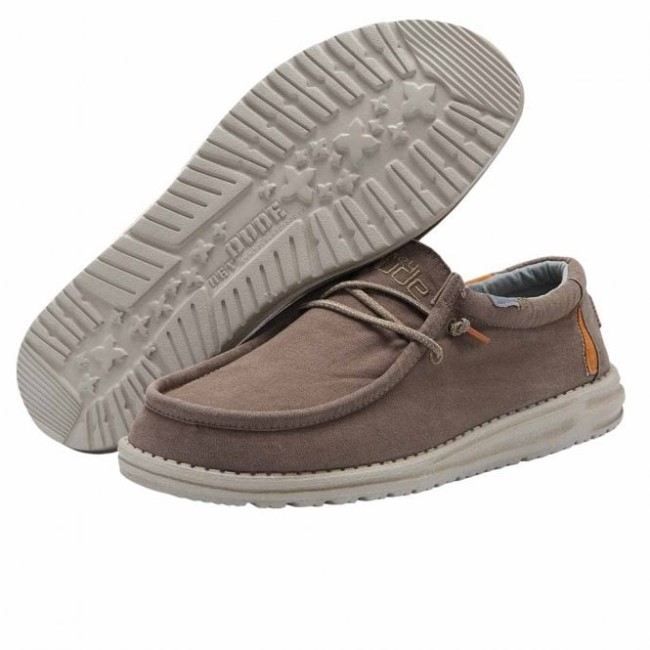 ヘイデュード ウォリー ウォッシュド キャンバス ウォールナット