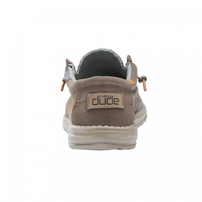 ヘイデュード ウォリー ウォッシュド キャンバス ウォールナット