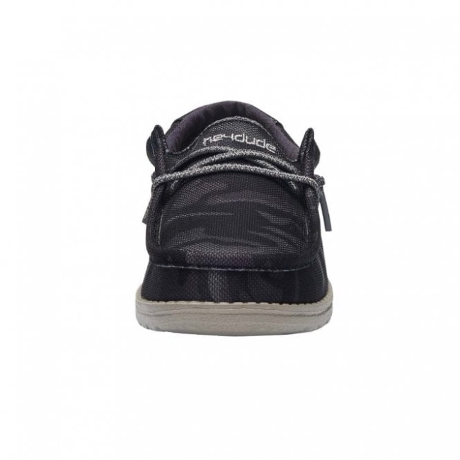 Heydude ウォーリー ユース ネイビー カモ