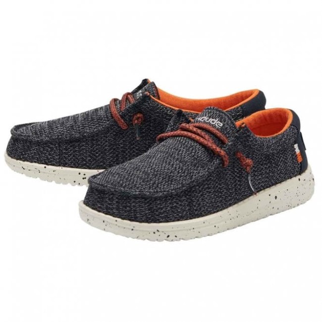 Heydude ウォーリー ユース ソックス オーシャン ブルー