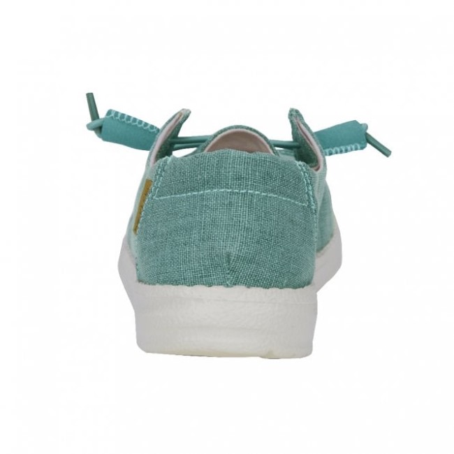 Heydude ウェンディ シャンブレー アクア