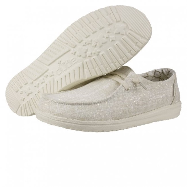 Heydude ウェンディ シャンブレー ゴールド スパークル