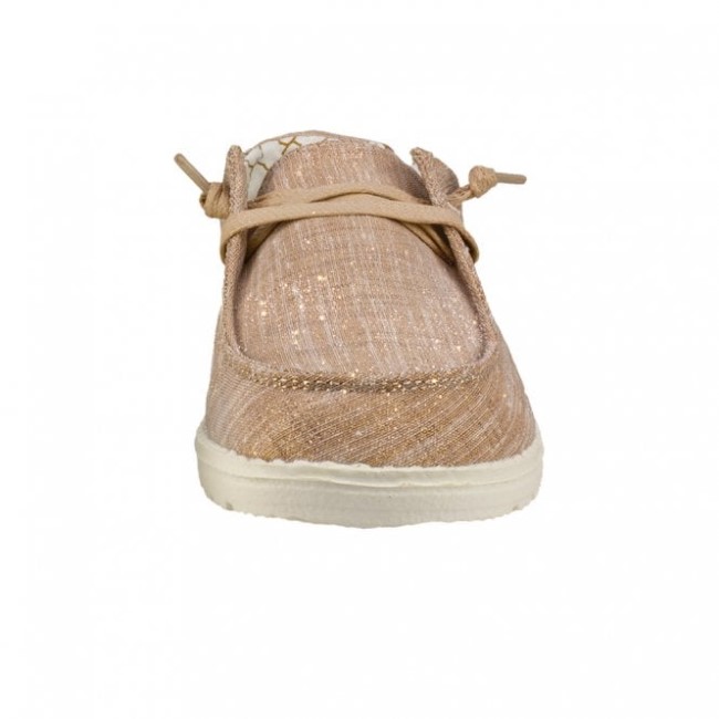 Heydude ウェンディ シャンブレー ローズ ゴールド スパークル