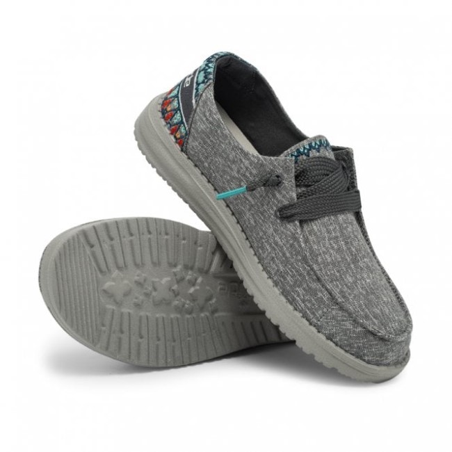 Heydude ウェンディ シャンブレー チューリップ グレー