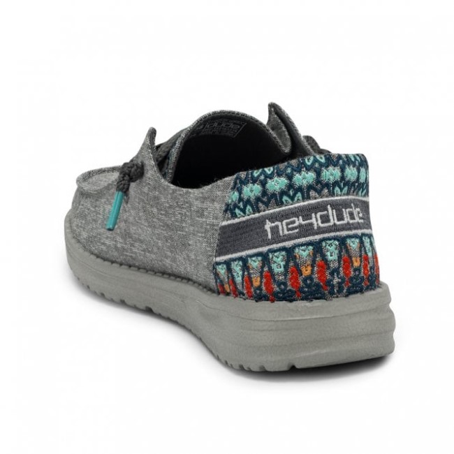 Heydude ウェンディ シャンブレー チューリップ グレー