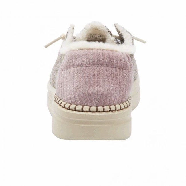 Heydude ウェンディ ライズ シャレー ブラウン ヘリンボーン