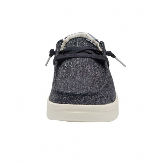 Heydude ウェンディ ライズ シャンブレー ブルー