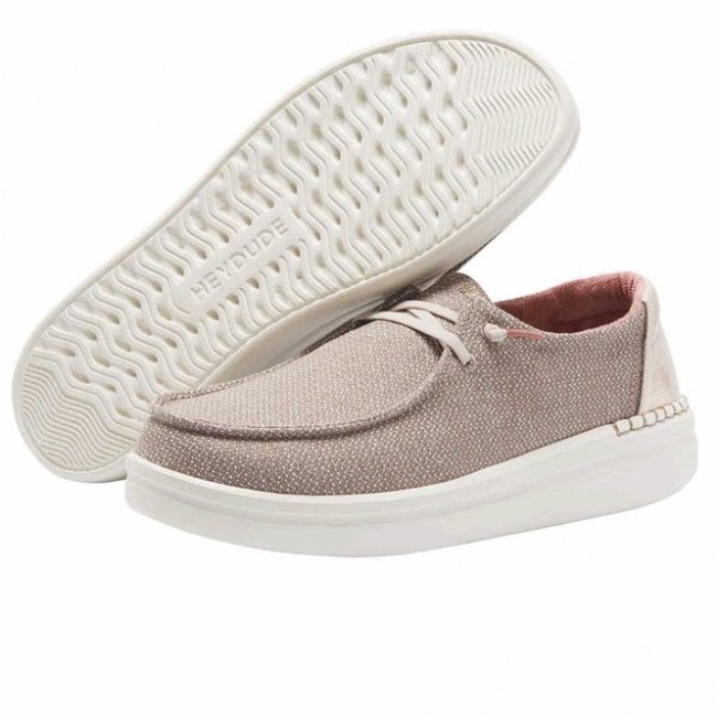 Heydude ウェンディ ライズ シャンブレー ウォーム タン