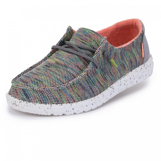 Heydude ウェンディ ソックス ピーコック ピンク