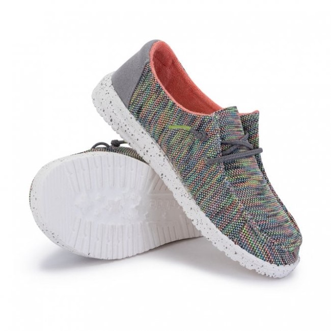 Heydude ウェンディ ソックス ピーコック ピンク