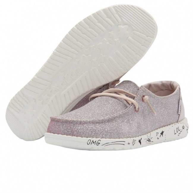 Heydude ウェンディ ユース ディスコ ピンク