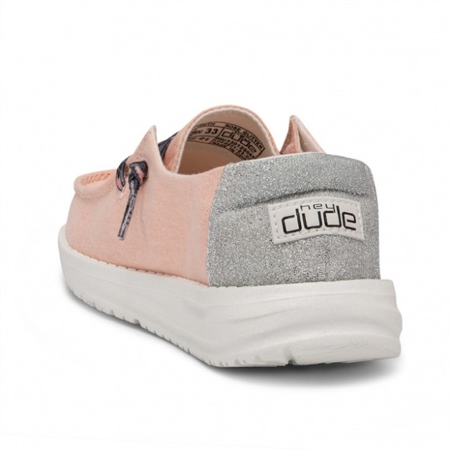 Heydude ウェンディ ユース ローズ グリッター