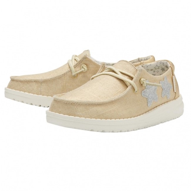 Heydude ウェンディ ユース スター ゴールド