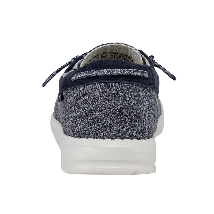 ヘイ・デュード ライラ・シャンブレー シーブルー